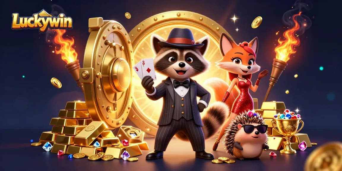 Experience thrilling gameplay at Luckywin with fascinating characters and opulent casino elements.