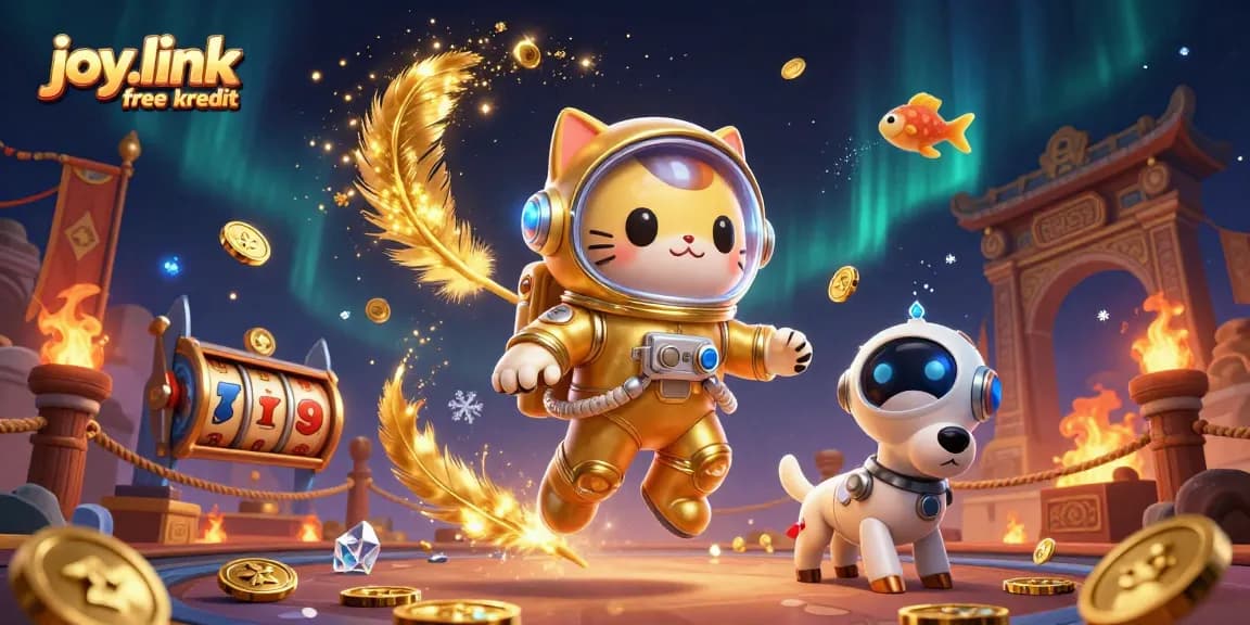 Experience joy.link free kredit with a vibrant casino scene featuring immersive gaming elements and engaging characters.