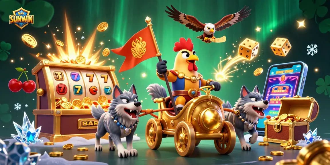 Experience thrilling gameplay with SUNWIN's exciting 3D casino adventure featuring dynamic slot elements and winning symbols.