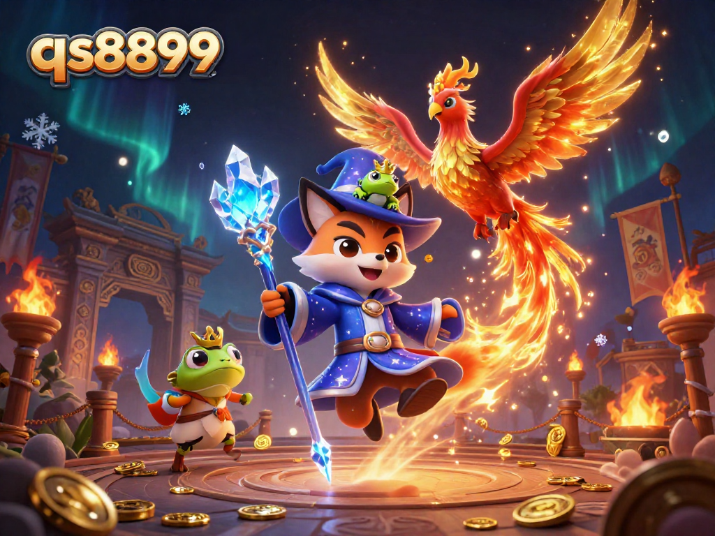Experience thrilling gameplay at qs8899 with vibrant characters and dynamic casino elements.