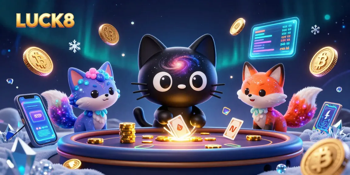 LUCK8 offers thrilling casino experiences with vibrant gaming elements in a cosmic setting.