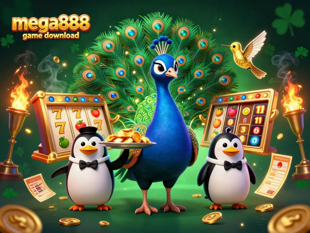 Experience the excitement of mega888 game download with vibrant casino action and dynamic illustrations.