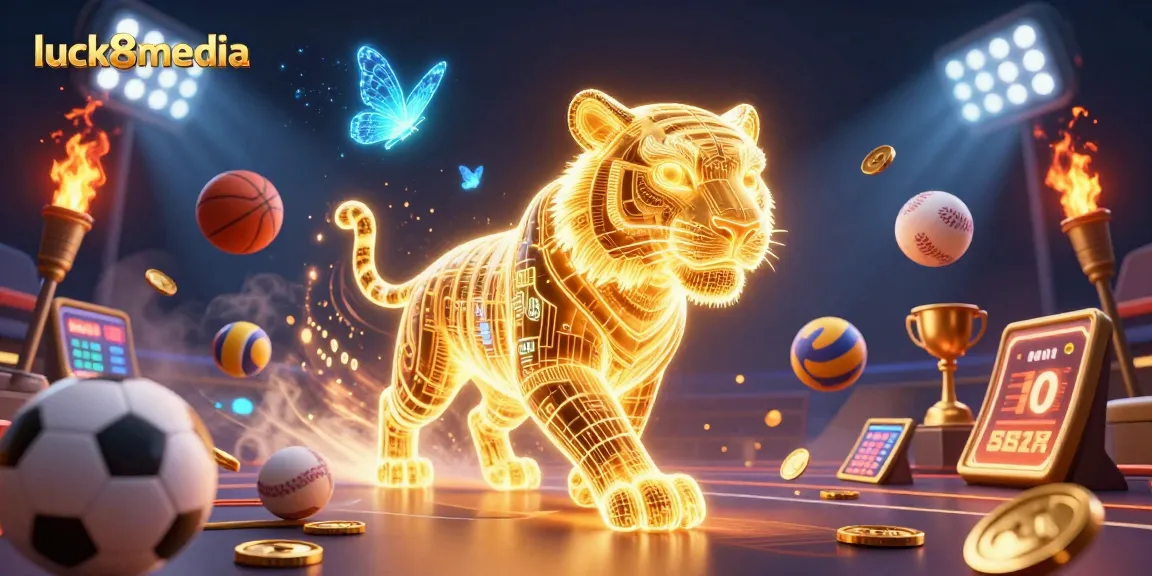 Experience thrilling gameplay at luck8media with an energetic scene featuring vibrant casino elements and characters.