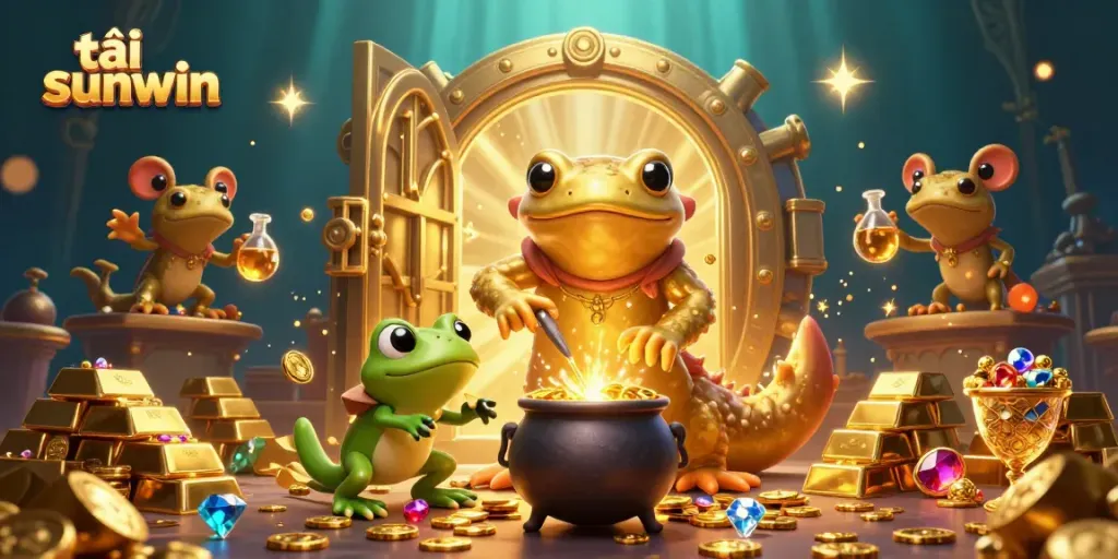 Experience excitement and win as you tải sunwin at this vibrant online casino filled with gold and treasures.