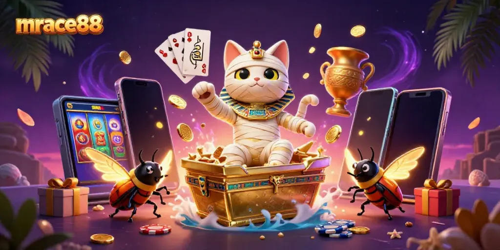 Experience thrilling wins with mrace88 in a vibrant pyramid casino filled with dynamic games and fun!