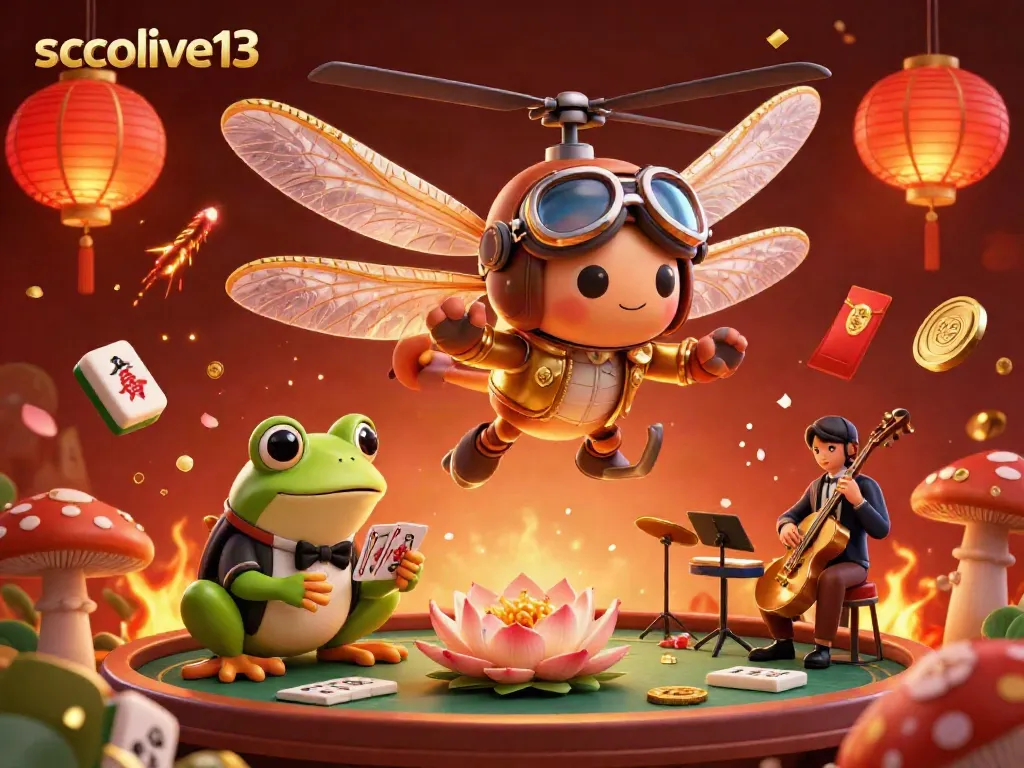 Engage with dynamic gambling elements while watching socolive13 streamed actions featuring dragonflies and frog dealers.