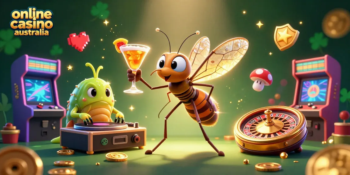 Experience vibrant gameplay and excitement at an online casino australia with animated characters and elements.