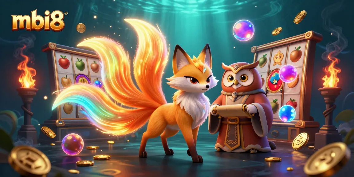 Play thrilling slots at mbi8 with dazzling animated characters and vibrant casino elements.