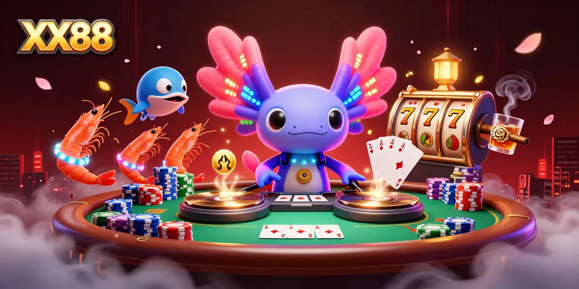 Experience exciting gameplay at XX88 with vibrant characters and dynamic casino elements.