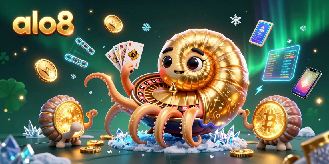 Play games at alo8 while enjoying the vibrant and lively casino atmosphere and crypto elements.