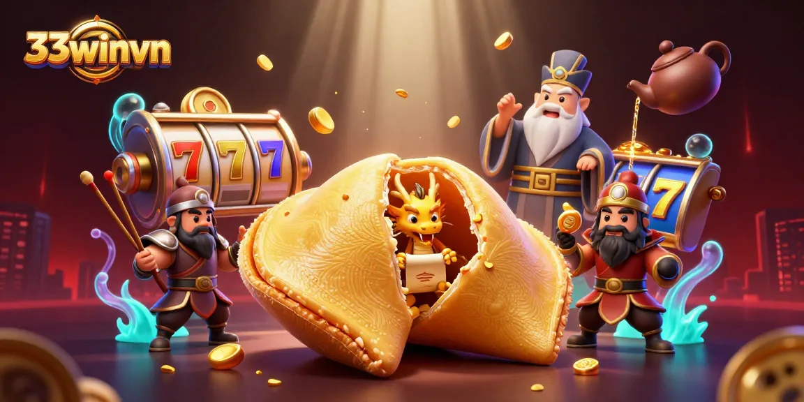 Experience thrilling adventures at 33winvn with a fantastical casino scene filled with luck and treasures.