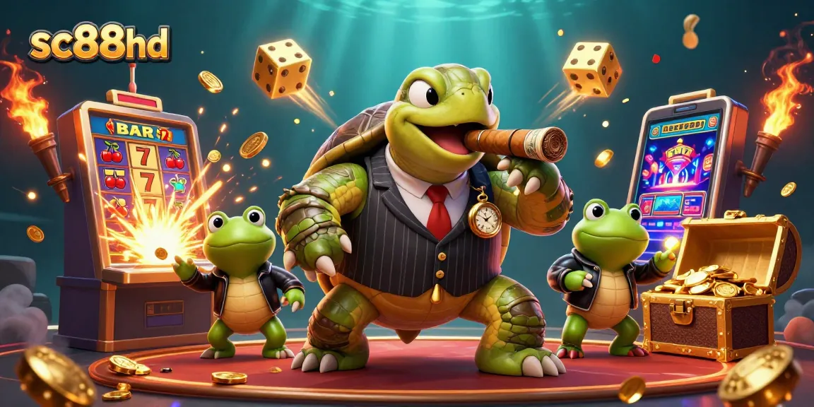 Win massive jackpots with sc88hd's vibrant, cartoonish casino scene packed with excitement and action.